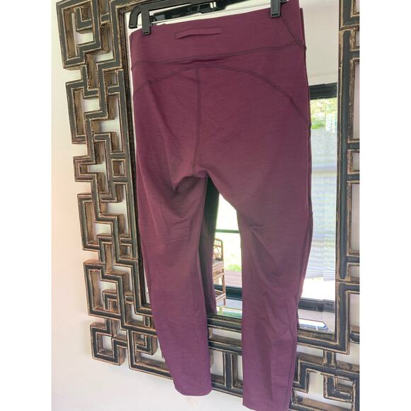 Outdoor Voices Leggings Size XL MoveFree 7/8 ~ Tech Sweat ~ Purple & Pristine! - Picture 5 of 5